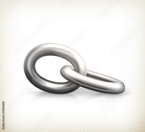Vector: Chain link, icon Chain link, icon
