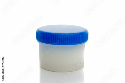 Photo: bottle of health and beauty product isolated white background bottle of health and beauty product isolated white background
