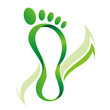 podiatrist foot vector logo