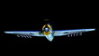 Airplane flying (matte)