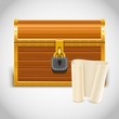 empty treasure chest vector icon xxl