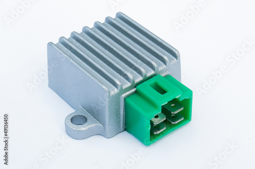 Photo: relays on a white background relays on a white background