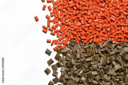 Photo: red and brown polymer resin red and brown polymer resin