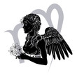 Vetor: Virgo zodiac horoscope astrology sign Virgo zodiac horoscope astrology sign