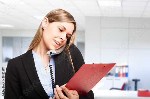 Photo: Businesswoman at work Businesswoman at work