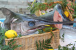 Swordfish at a French market