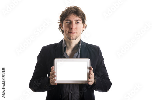 Photo: Businessman with tablet Businessman with tablet