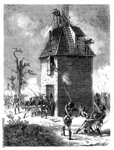 Illustration: Battle - begining 19th century Battle - begining 19th century