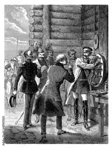 Illustration: Russian Tsar Nicolas the 1st - early 19th century Russian Tsar Nicolas the 1st - early 19th century
