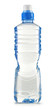 Polycarbonate plastic bottle of mineral water isolated on white