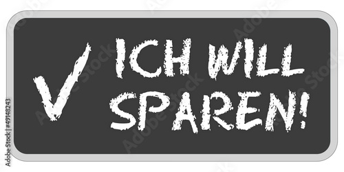 Illustration: CB-Sticker TF eckig oc ICH WILL SPAREN! CB-Sticker TF eckig oc ICH WILL SPAREN!