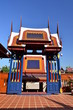 Arched entrance of Thai house style