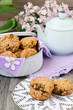 oat, coconut and lemon cookies