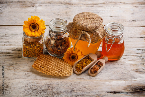Photo: Composition of honey Composition of honey