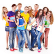 Photo: Group student with notebook. Group student with notebook.