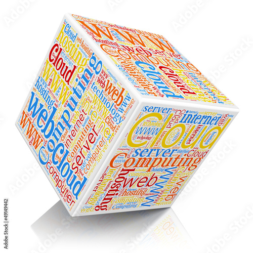 Illustration: Cloud computing concept Cloud computing concept