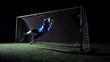 Soccer Goalkeeper In Action