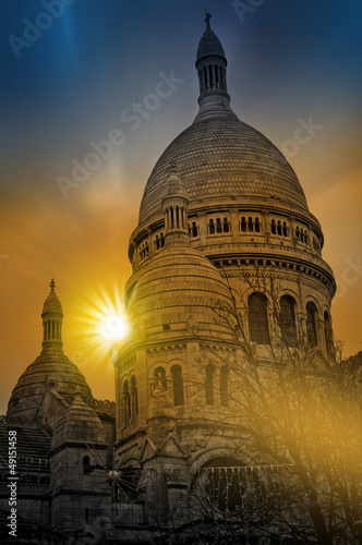 Photo: Sacré Coeur à Montmartre, Paris Sacré Coeur à Montmartre, Paris