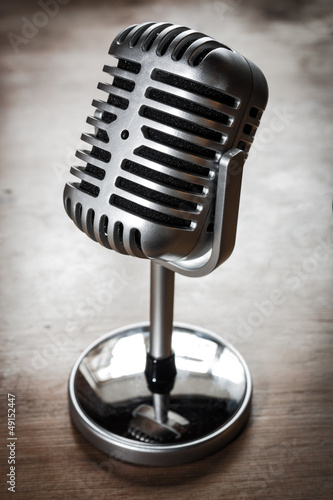Photo: Retro look microphone Retro look microphone