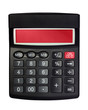Isolated Black Calculator