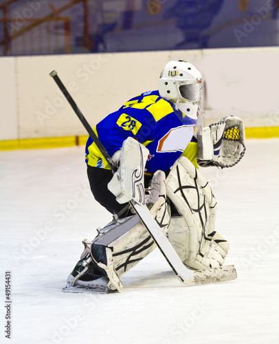 Photo: ice hockey goalie ice hockey goalie