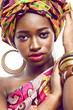 African-american fashion model.