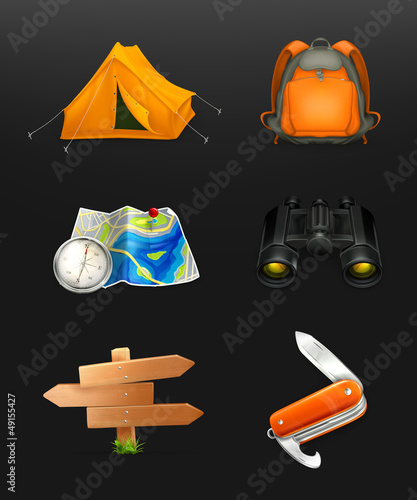 Vector: Tourism icon set Tourism icon set