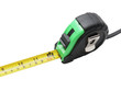 black and green tape measure