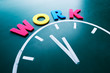 Time for work concept