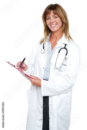 Photo: Pleasing doctor collecting patient's health history Pleasing doctor collecting patient's health history