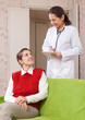  doctor asks female patient feels