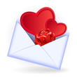 Envelope with rose