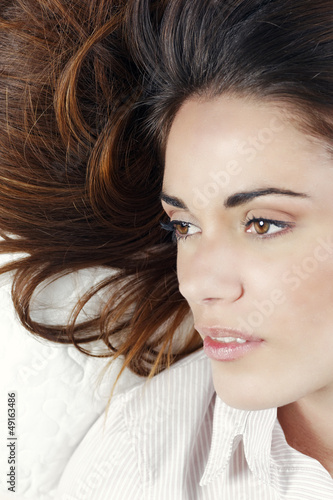 Photo: Woman with Healthy Long Hair Woman with Healthy Long Hair