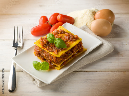 Photo: homemade vegetarian lasagne homemade vegetarian lasagne