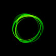 Green Rings on black Background # Vector