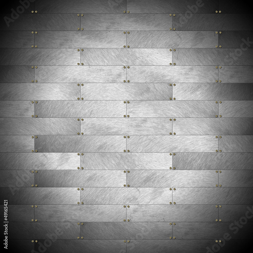 Illustration: Grey Metal Wall Grey Metal Wall