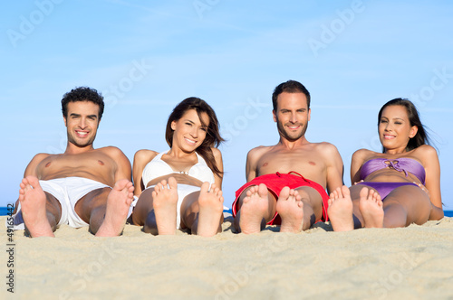Photo: Happy Group Of Friends Vacation Happy Group Of Friends Vacation