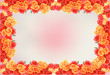Photo: yellow and pink roses flowers blossom frame yellow and pink roses flowers blossom frame
