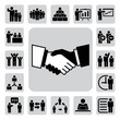 Business and office icons set. Illustration