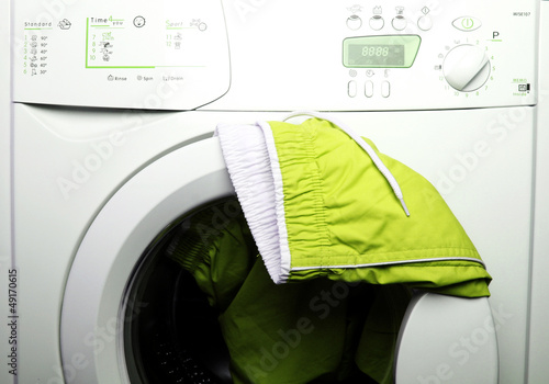 Photo: Trousers and laundry. Trousers and laundry.