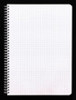 Cahier à carreaux