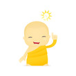 cartoon monk