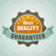 vintage best quality guaranteed label