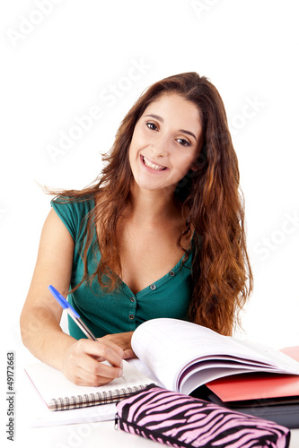 Photo: Portrait of a young happy student Portrait of a young happy student