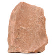 Red Granite Stone Isolated on White Background