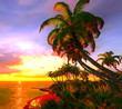 Ilustração: Hawaiian paradise Hawaiian paradise