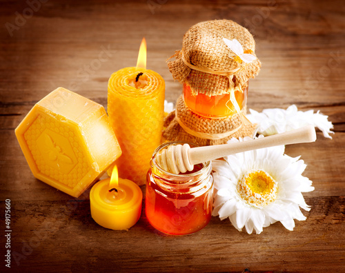 Photo: Honey Spa. Healthcare. Handmade Honey Soap. Natural Treatments Honey Spa. Healthcare. Handmade Honey Soap. Natural Treatments