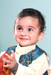 Smiling Indian Baby in Tranditional Clothing