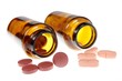 Foto: brown and pink pills brown and pink pills