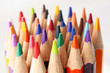 Pointes de crayons de couleur
